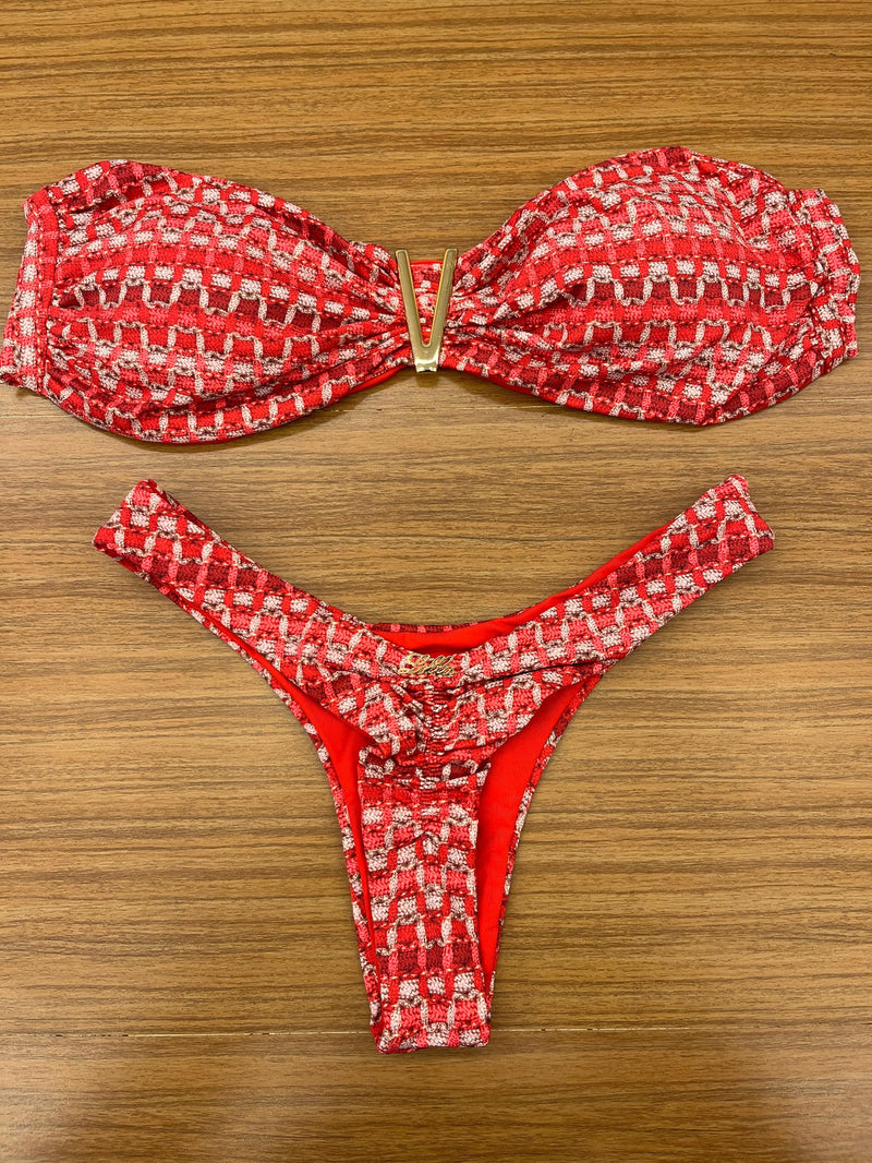 Tomara que Caia - Asa Empina - Tricô Vermelho