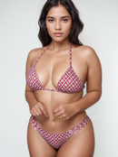 Conjunto Maia Semi Fio Quadrado Rosa