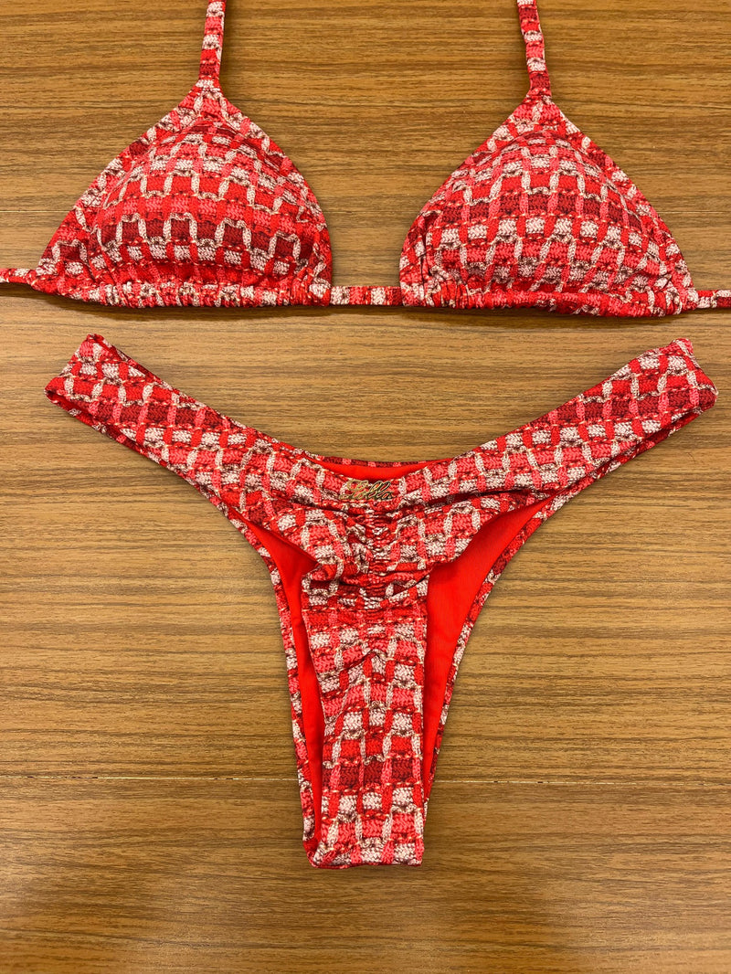Asa Delta Empina Bumbum - Tricô Vermelho